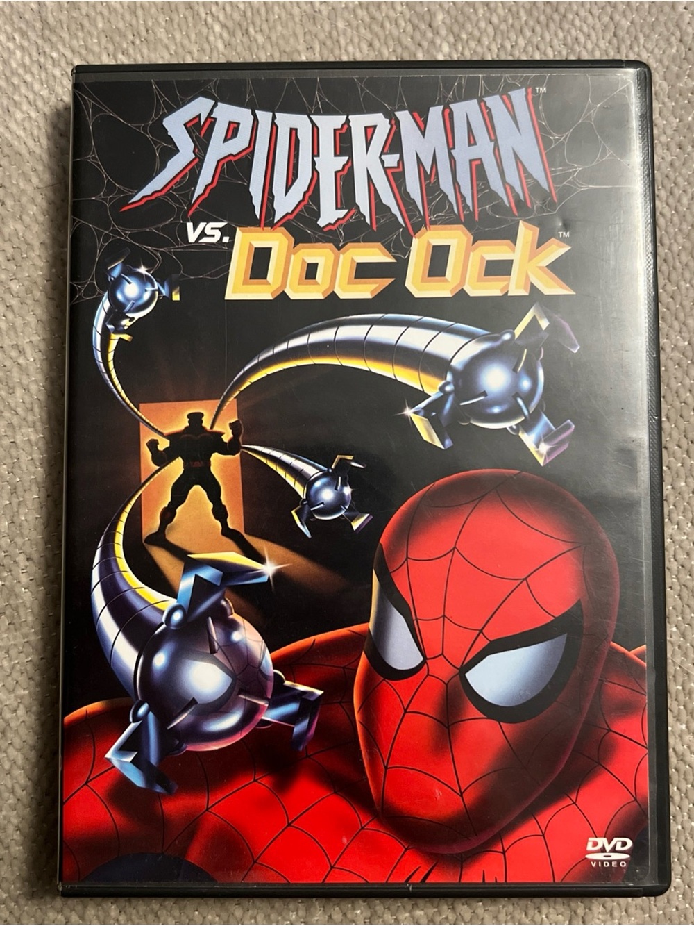 Vintage Spider-Man VS Doc Ock DVD 2004 75 Minutes Animated 90s Spiderman series